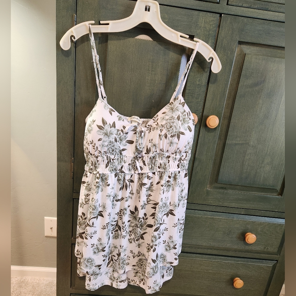 😀 Floral Print Women's Romper